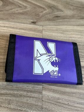 Northwestern Wildcats Purple Card Holder Keychain Wallet NCAA Fan Gift